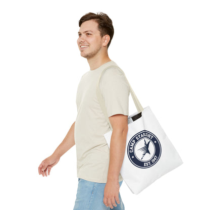 Camp Starlight Logo Tote Bag — Vintage Camp Est. 1947 Canvas Tote