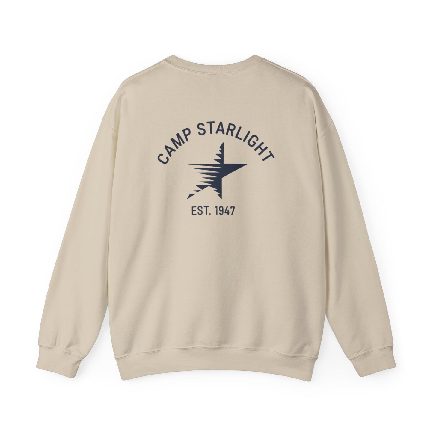 Crewneck Sweatshirt - Camp Starlight Logo "Est. 1947" Vintage Camp Graphic