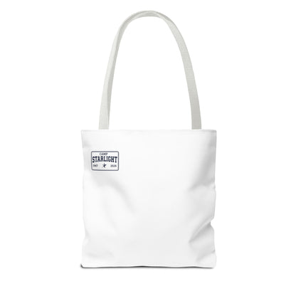 Camp Starlight Tote Bag — Vintage Camp Badge 1947–2026 Beach & Festival Tote