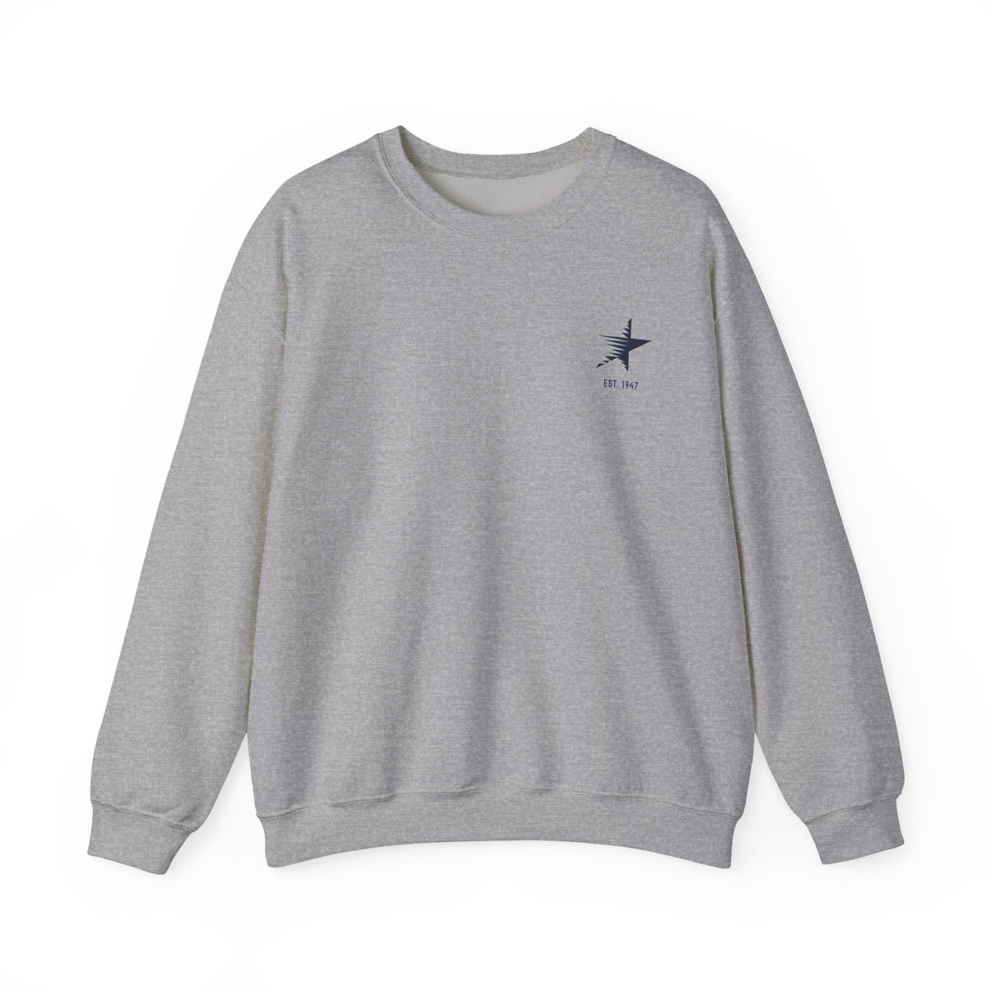 Crewneck Sweatshirt — Camp Starlight Vintage Logo (1947–2026)